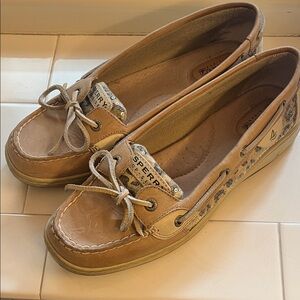 Sperry Women's Animal Print Top-Sider Boat Shoes